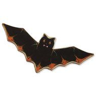 Halloween Bat Cookie and Fondant Cutter - Ann Clark - 8.6 Inches - US Tin Plated Steel N2