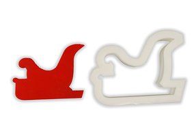 Santas Sleigh Cookie Cutter - STANDARD - 3 Inches