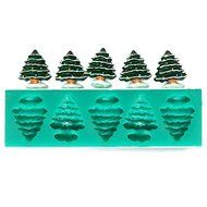 "dipshop Silicone Christmas Tree Mold Sugar Fondant Cake Mold Baking Tools" shopping N2