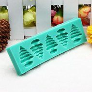"dipshop Silicone Christmas Tree Mold Sugar Fondant Cake Mold Baking Tools" shopping N4