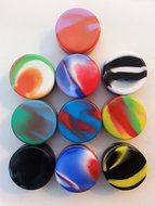 10 Pcs Wholesale Lot 5ml Silicone Non Stick Jars Nonstick Containers