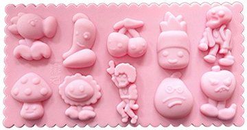 10 Cavity Plants Vs Zombies Silicone mold chocolate molds cake DIY mould