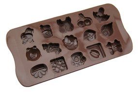 On The Journey - Lovely Cartoon Father Christmas Lollipop Umbrella Muffin Sweet Candy Jelly Ice Silicone Mould... N2