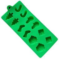 Mini Christmas tree Snowman Sock Wand Silicone Cake Mold Pan 8.8"x3.9"x0.59" Color At Random N2