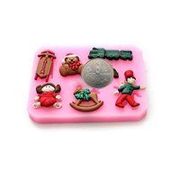 "Bear Train Silicone Chocolate Cake Decorating Mold Resin Flower" shopping N5