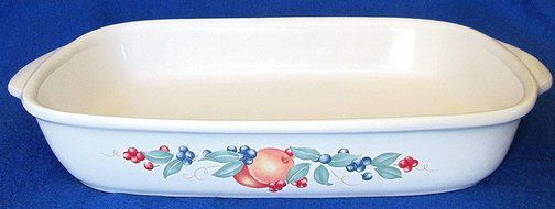 Corelle Coordinates Abundance Stoneware Baking Dish or Casserole - 3 Qt - 9 X 13