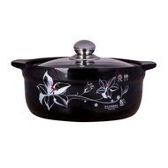 Qingsm High Temperature Flame or Electromagnetic Oven Using Ceramics Health Crock Pot N3