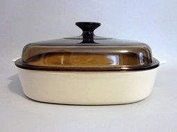 Vintage Corning Ware Sandstone Beige 2.5 L Casserole A-10-B Pyroceram USA