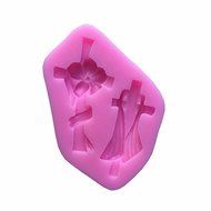 "Cross Liquid Silicone Mold Fondant Cake Mould Decorating Tool" shopping N4