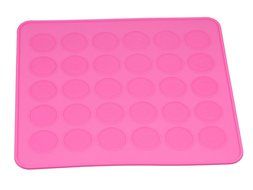 Dltsli 30 Capacity Silicone Macaron Macaroon Baking Mat Sheet DIY Mold - 3 pack N3