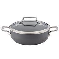 Anolon Authority Hard-anodized Nonstick 3 1/2-quart Grey Covered Casserole