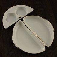 Teanfa Two Eggs Microwave Omelet Cooker Pan Microwavable Cooker Omelet Egg Steamer N7