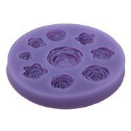 niceeshop(TM) 4 Cavity 3D Feather Shape Silicone Cake Mold Candy Jelly Fondant Making Mold Tools,Random Color N12