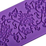 reentry-phenomenon Silicone Fondant Cake Lace Sugarcraft DIY Mat Texture Flower Decor Mold N5