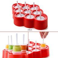 Beauty Clubs Mini Pop Ice Mould Maker Popsicle Molds N7
