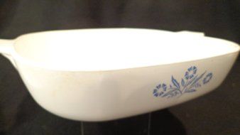 Cornflower Skillet Corning Cornflower Shallow Skillet Baking Dish P-10-B NO LID