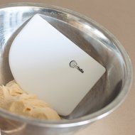 Cucitella Dough &amp; Bowl Scraper Bundle, Stainless Steel Pastry Cutter &amp; Flexible Plastic Bowl Scraper, Nontoxic... N4