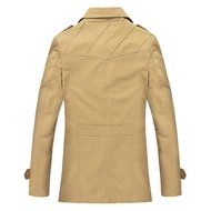 Yaheeda Men&#039;s Winter Casual Long Outdoor MD-Long Jacket Cotton Windbraker Coat N12