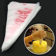 ASDOMO Disposable Icing Cake Decorating Pastry Piping Sugarcraft Bag Tool 100 PCS