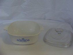 Vintage Corning Ware Cornflower Blue 1 1/2 QT Casserole Dish (A-1 1/1-B) with Lid N2