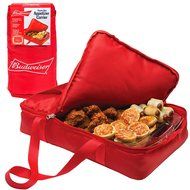 Budweiser Insulated Casserole Carrier- Game Day Tailgating Appetizer Carrier - (11&quot; x 17&quot;) Keeps Food Warm or...