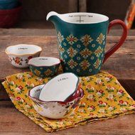 The Pioneer Woman 5-Piece Prep Set, 4-Piece Measuring Bowls and 4-Cup Measuring Cup