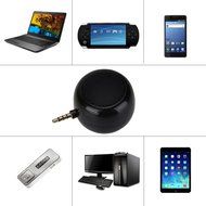 Alloet New Rechargeable X2 Upright Type 3.5mm General MINI Mobile Phone Small Speakers (Black) N2