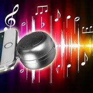 Alloet New Rechargeable X2 Upright Type 3.5mm General MINI Mobile Phone Small Speakers (Black) N9