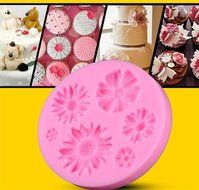 Silicone 3D Flower Fondant Cake Chocolate Sugarcraft Mold Decorating Tools DIY N2
