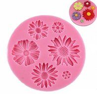 Cavities Big Flower Silicone Cake Baking Mold Cake Pan Muffin Cups Handmade Soap Moulds Biscuit Chocolate Ice... N2