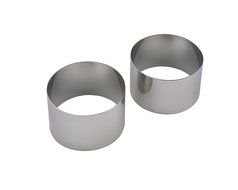 Patisse 02101 2-Piece Cake Rings Set in Gift Box, 2-3/4-Inch