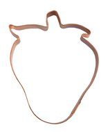 4 Inch Strawberry Fruit Copper Cookie Cutter