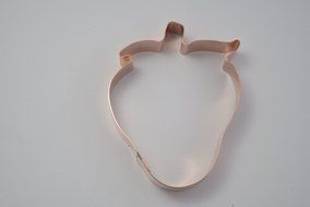 4 Inch Strawberry Fruit Copper Cookie Cutter N4