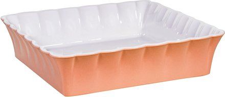 3.5 Qt Betty Peach 11"D Square Baker