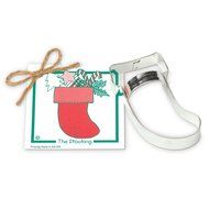 Stocking Cookie and Fondant Cutter - Ann Clark - 4.1 Inches - US Tin Plated Steel