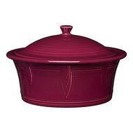 2.81 Qt. Round Covered Casserole Color: Claret