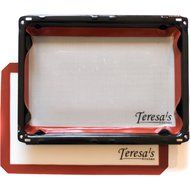 Teresa's Kitchen &ndash; Silicone Baking Mat - Nonstick &ndash; Baking Sheet for Oven or Toaster Oven &ndash; Cookie Sheets - Green... N4