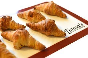 Teresa's Kitchen &ndash; Silicone Baking Mat - Nonstick &ndash; Baking Sheet for Oven or Toaster Oven &ndash; Cookie Sheets - Green... N5