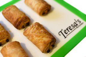 Teresa's Kitchen &ndash; Silicone Baking Mat - Nonstick &ndash; Baking Sheet for Oven or Toaster Oven &ndash; Cookie Sheets - Green... N6