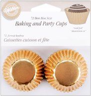 Gold Foil Bon Bon Baking Cups - 72 Ct