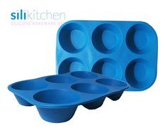 Silikitchen 8 Piece Silicone Bakeware Mold Set N4
