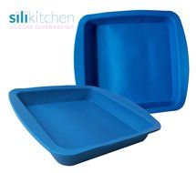 Silikitchen 8 Piece Silicone Bakeware Mold Set N5