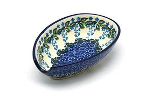 Polish Pottery Spoon Rest - Wisteria