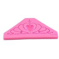 Lariy 1PC Silicone Crown Trays Chocolate Mold Cake Fondant Decorating Tools DIY
