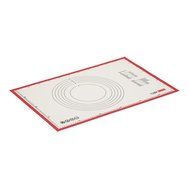 Cake Boss Countertop Accessories 23-1/2-Inch x 15-3/4-Inch Silicone Baking Prep Mat, White