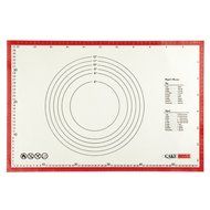 Cake Boss Countertop Accessories 23-1/2-Inch x 15-3/4-Inch Silicone Baking Prep Mat, White N2