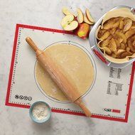 Cake Boss Countertop Accessories 23-1/2-Inch x 15-3/4-Inch Silicone Baking Prep Mat, White N3