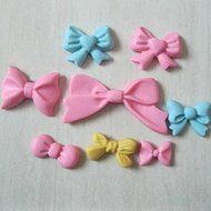 Silicone Bowknot Shapes Mold Soap Fondant Cake Decoration N3