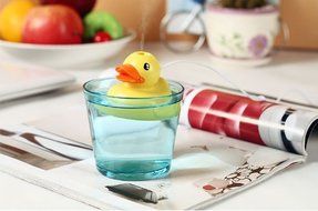 No.2 Warehouse Mini Portable New Style Duck Air Humidifier with USB Cable for Office Home-Yellow Duckling