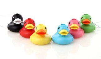 No.2 Warehouse Mini Portable New Style Duck Air Humidifier with USB Cable for Office Home-Yellow Duckling N4